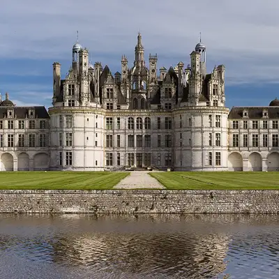 La façade nord-ouest du château de Chambord